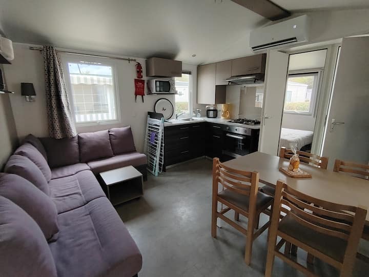 Mobil Home Avec Terrasse , 2 Chambres . - Marennes