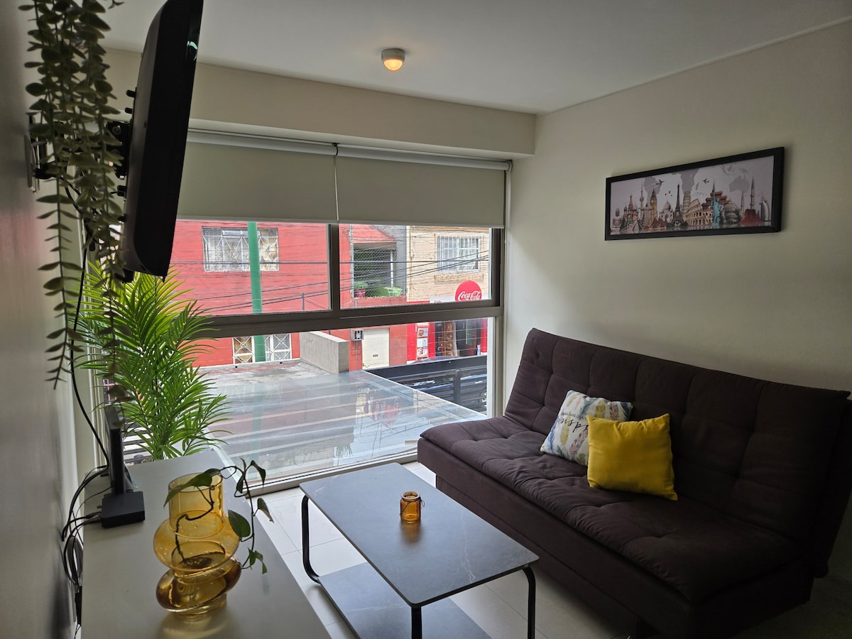 Popular Airbnb listing: Escandon Apartment in Escandón 1ª Sección