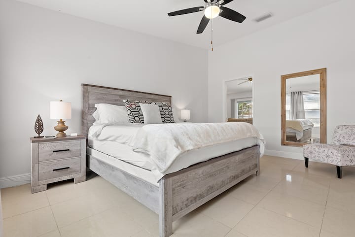 Dormitorio principal, 1 cama tamaño king
