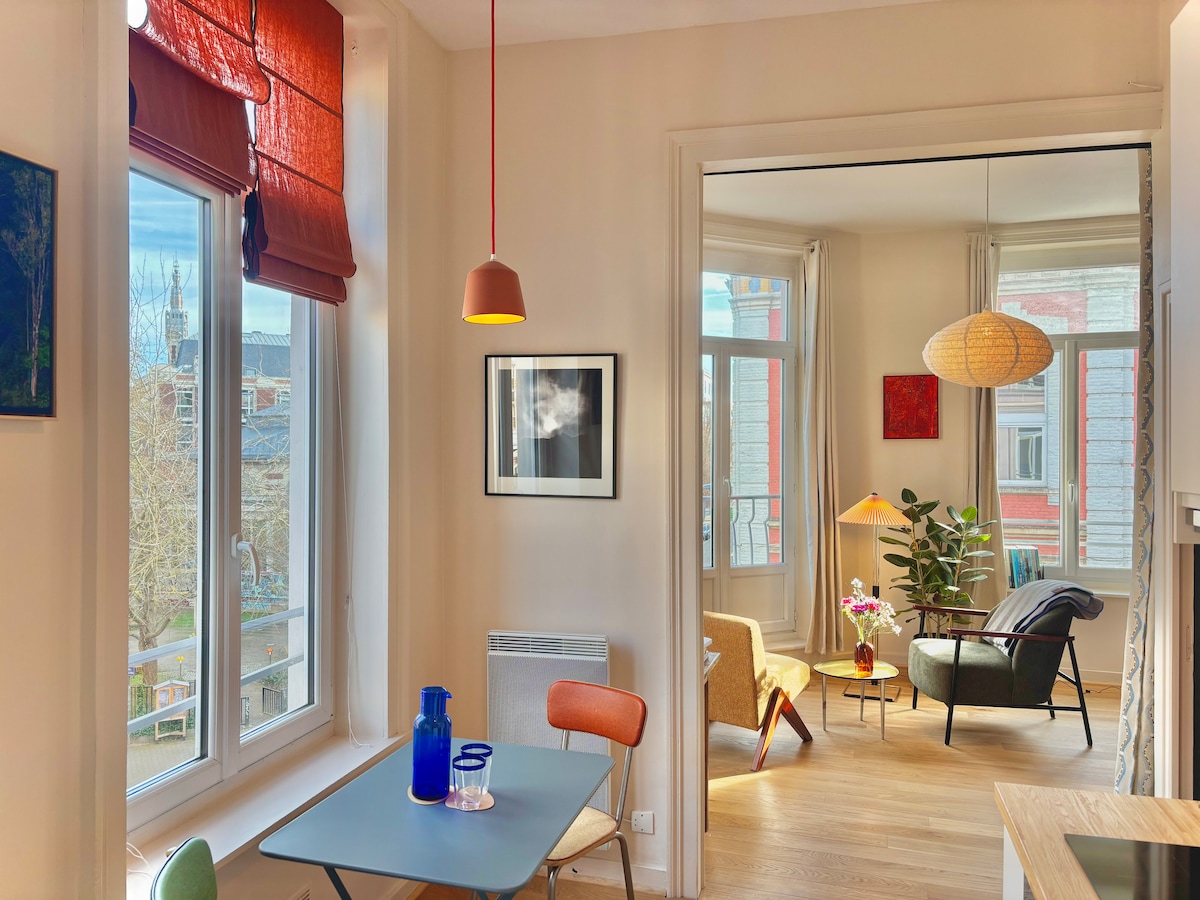 Propriété Airbnb réussie: Large, bright, charming studio à Lille Centre