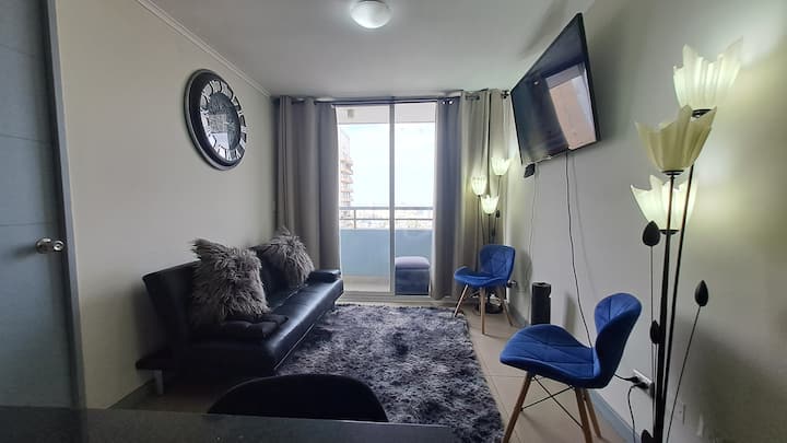 Loft, Céntrico, Sofisticado Con Vista Panoramica - Santiago