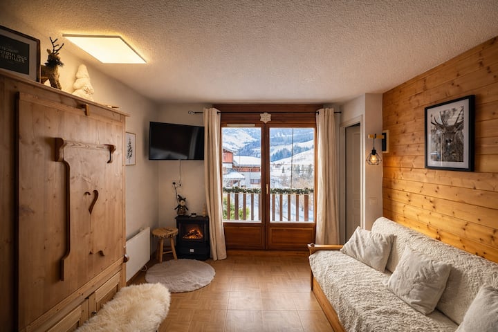 Appartement Cosy - Balcon Vue Montagne - Flumet
