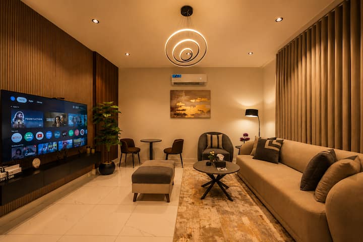Luxury1 1br | Smart Entry Nxt Airport&mall Of Arab - Jeddah King Abdulaziz Airport (JED)