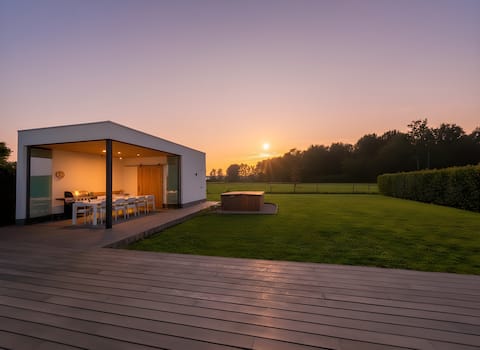Luxury getaway at Villa Tramonto with jacuzzi