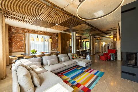 Successful Airbnb property: Alichkov's Mill Luxurious, modern house in Belchin in Софийска