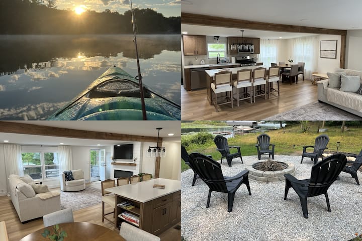 Cottage On Sandy All Sport Lake! Stylish/renovated - Michigan