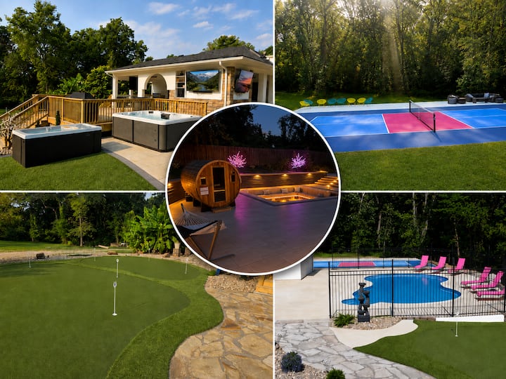 Kc 15 Guest Spa Pickleball Pool Golf Sauna Luxury - Kansas City, MO