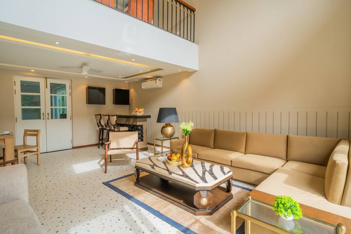 Solace AquaVista 4-BHK Secondary · Tropical Retreat W/ Pvt Pool, Lounge Area & Bar
