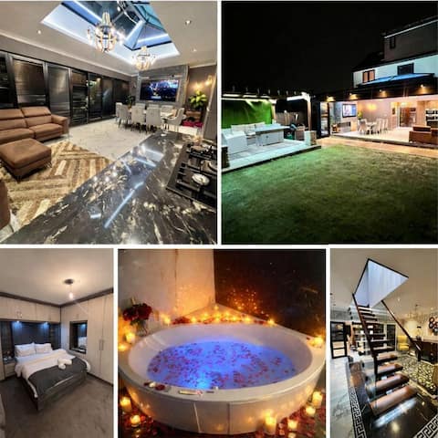 Elegant family home, 2x jacuzzi corner bath…