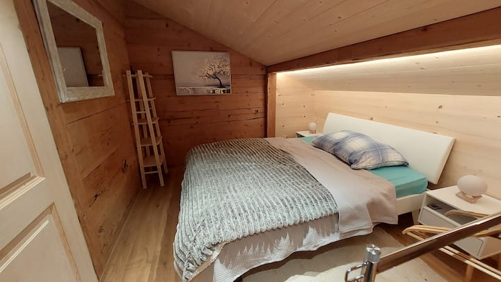 Chambre avec lit double 160 X 200 cm