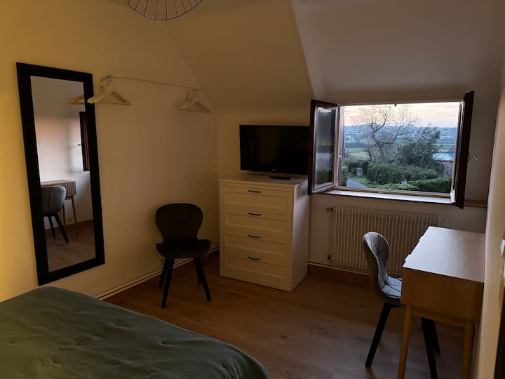 Vista desde la habitación principal en el primer piso