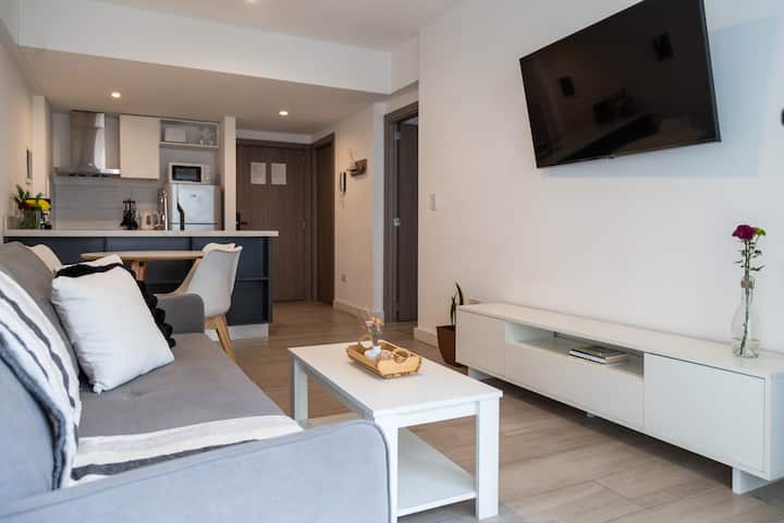 Brand new one-bedroom apartment in Monserrat