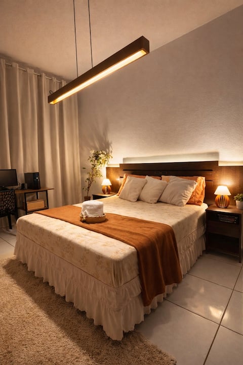 Comfort and tranquility in front of Mina Beach