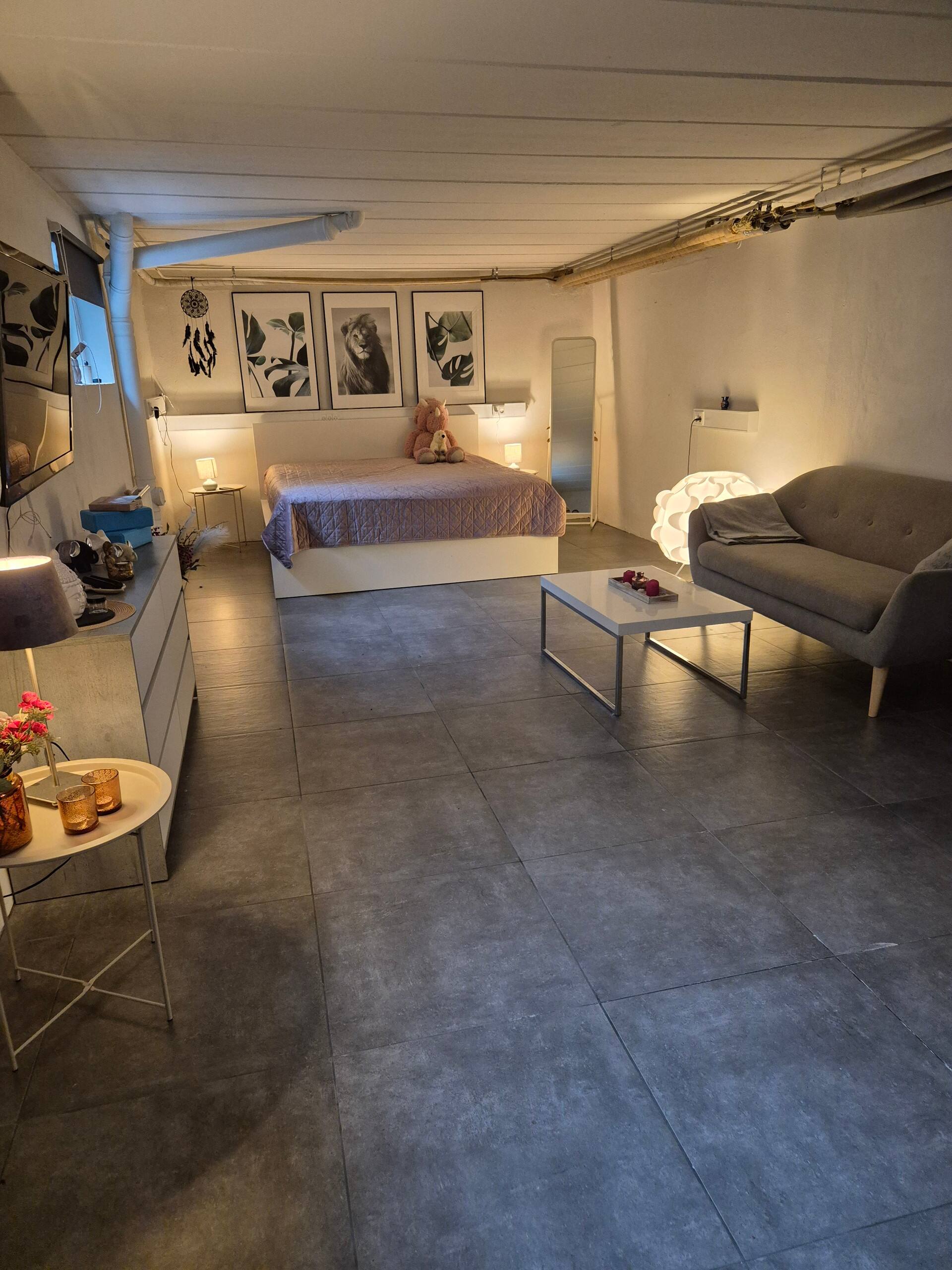 Entire basement with private entrance, close to Blokhus/Rødhus