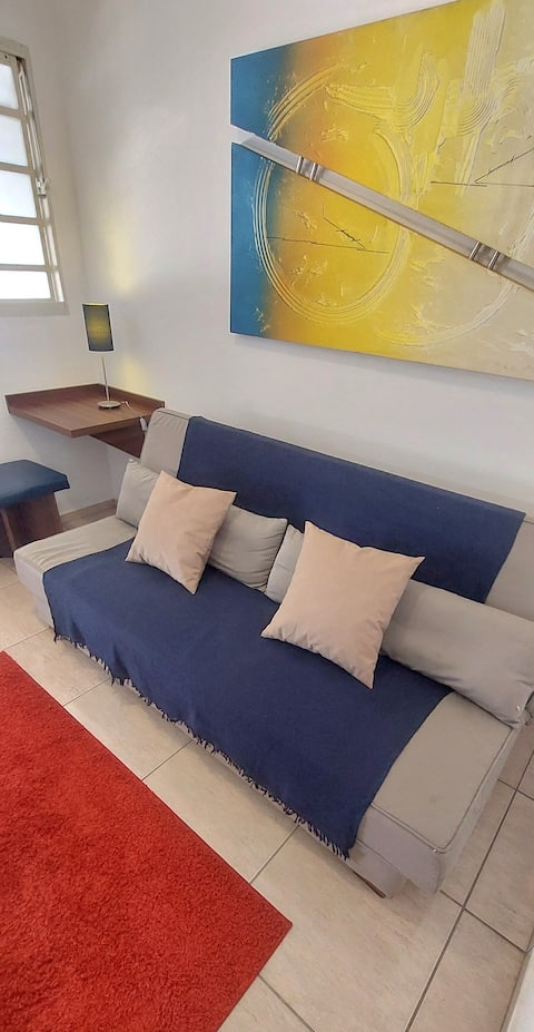 Popular Airbnb listing: Functional 2-bedroom Apartment | Garage + AC | Sorocaba in Sorocaba