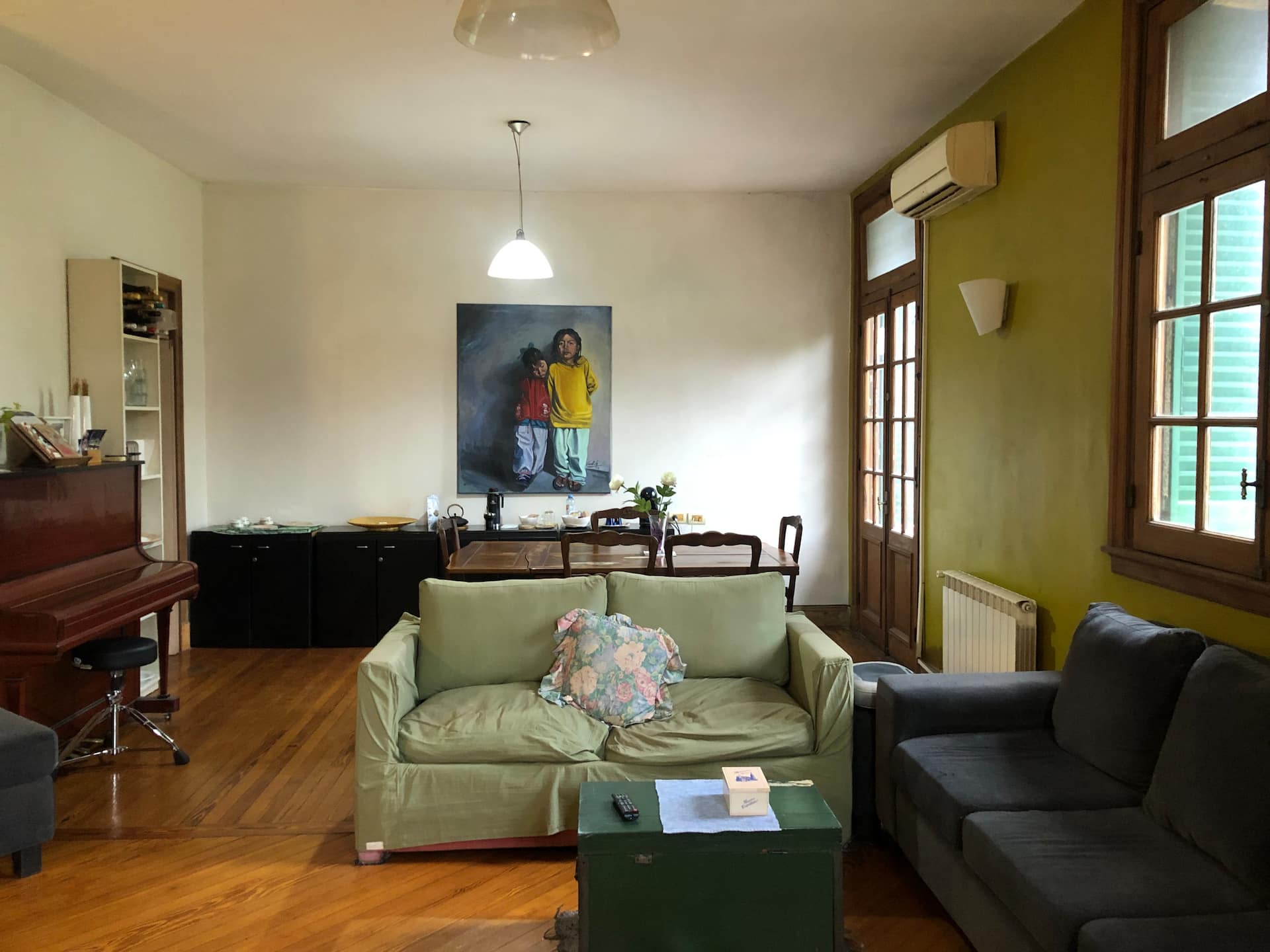 Quarto em apartamento a 200 metros da Movistar Arena em Chacarita