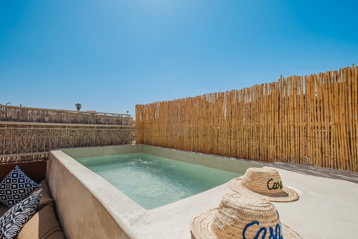 3ch | Cœur Guéliz | Piscine | 10 Min Jemaa El-fna - Maroc