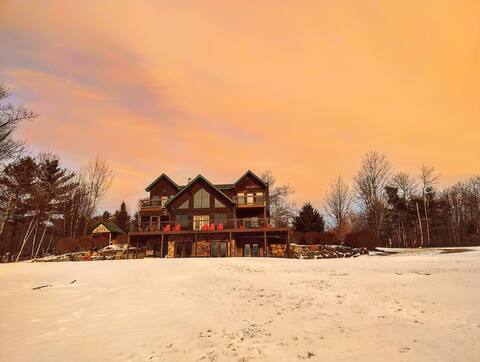 Winter Vacation Destination Lodge on Fern Lake