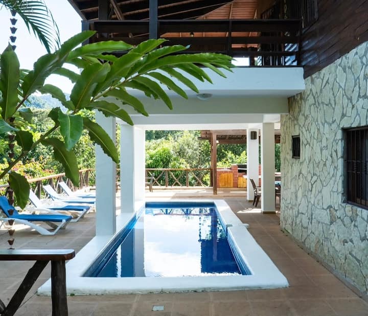 Jarabacoa Experiencia. Billar+warm Pool+bbq+view - Jarabacoa