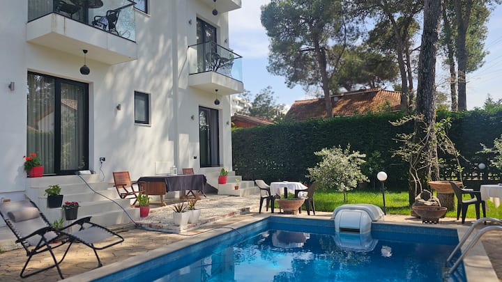 Two Bedroom Apt/ Vila Elsa Golem W/pool 2 By Tam - Qerret