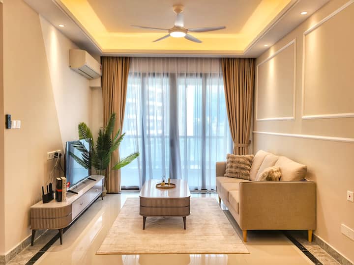 R&f Princess Cove 2br, Singapore Ciq, Malls Nearby - Johor Bahru