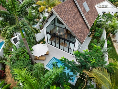 Luxury 2 Bedroom Pool Villa I 7 Mins To Beach