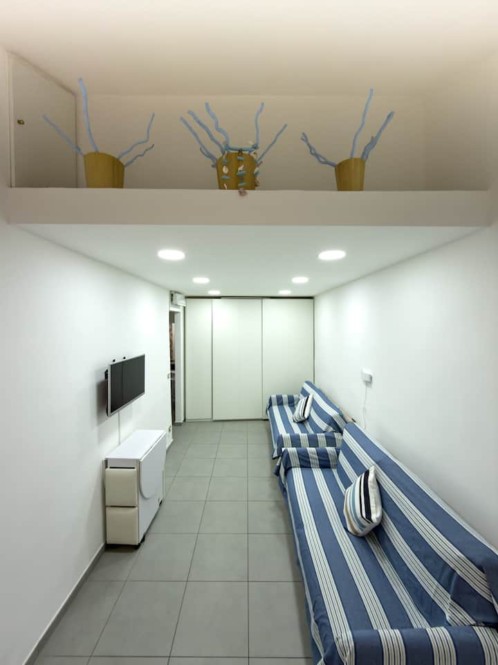 منطقة المعيشة/منطقة النوم.