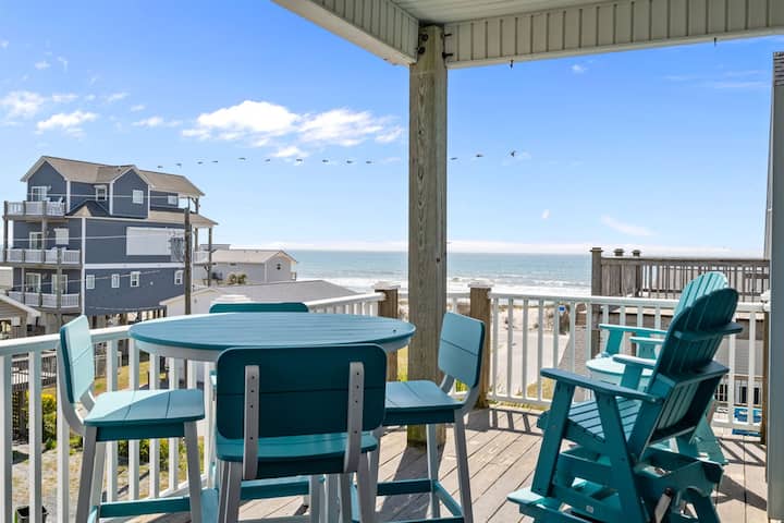 Recently Updated | Dogs| Grill | Steps To Beach! - Topsail Island, NC
