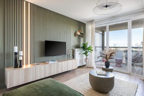 Top performing Airbnb: 2-bedroom apartment with superb views of Toulouse in Rangueil / Sauzelong / Jules Julien / Pech David / Pouvourville