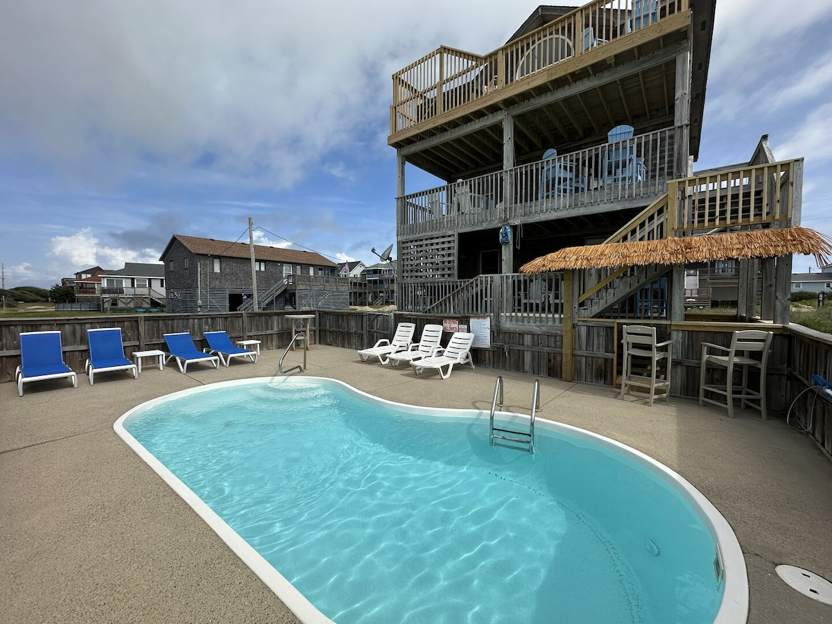 Steps to Beach • Pool • Hot Tub • Game Room