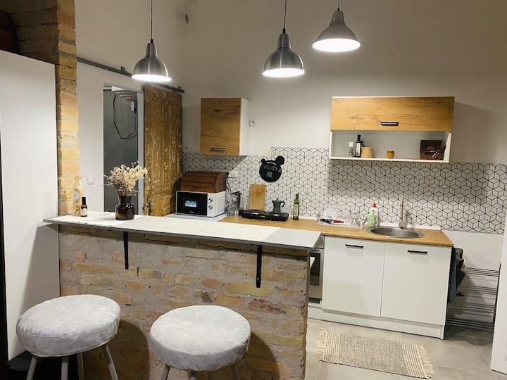 Inside Rustic Home - Budapest