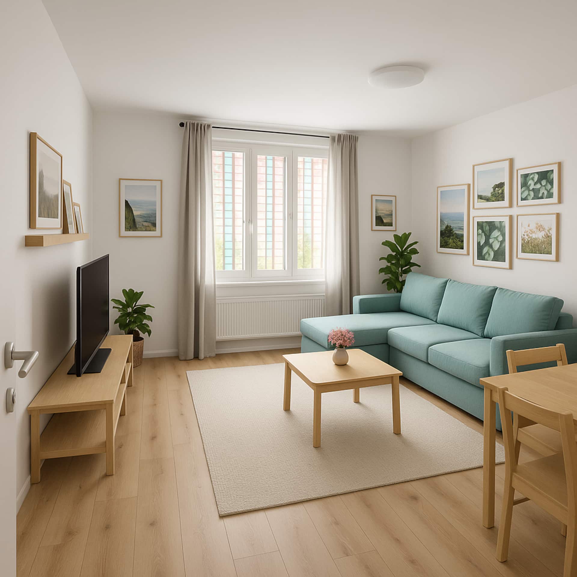3.5 room apartment in Lucerne for 6