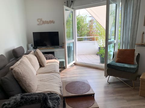 Top performing Airbnb: Modern bright 2-room apartment - sleeps 4 - Downtown in Annecy