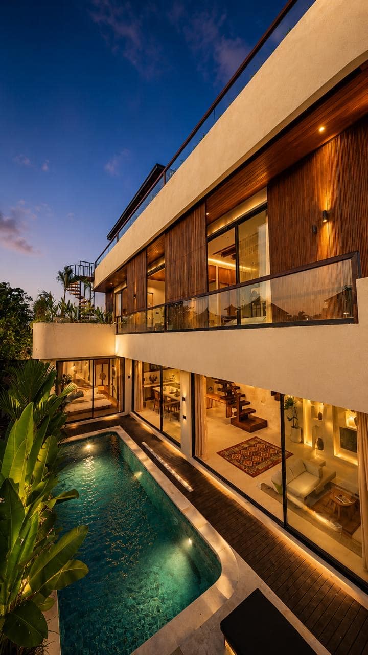3br In The Heart Of Canggu W/ Rooftop Bar - Australia