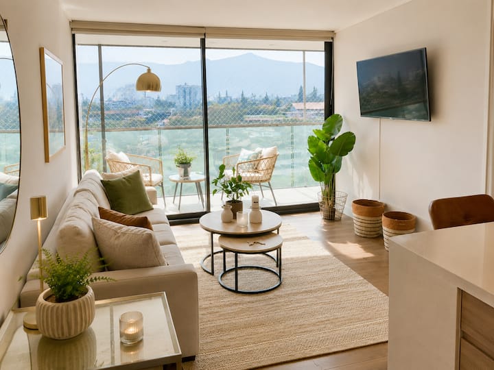 Vista Andes + Parque Arauco | Parking | Piscinas - Las Condes