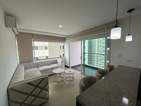 Modern 2BR • 4 Beds • Walk to Buenavista Mall