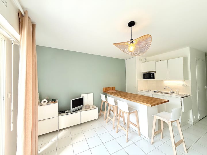 Séjour Cosy Proche Plage - Balcon & Garage - 4pers - Le Pouliguen