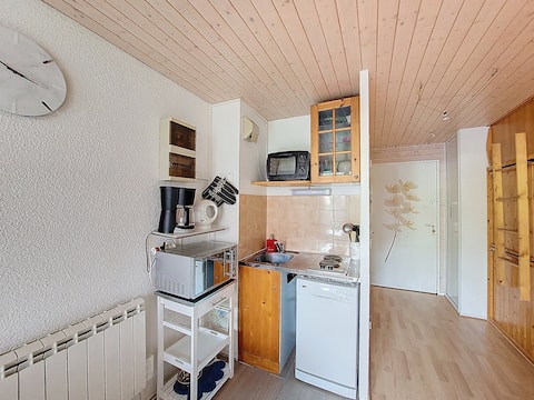 Annonce Airbnb populaire: 2-room apartment - At the foot of the slopes à Bellevaux