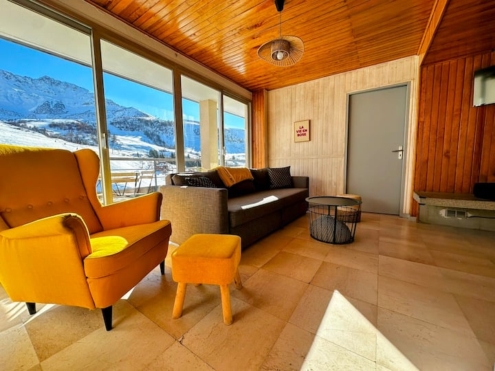 Le Panorama - 100 M² Of Comfort On The Slopes - Saint-François-Longchamp