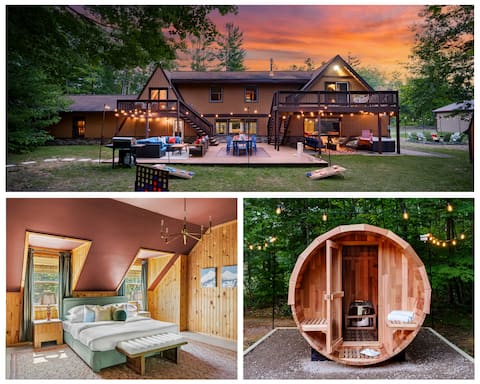 CedarPeakHideout~Hot Tub~Sauna~Lake