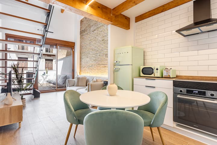 Amazing Duplex With Terrace In Cabanyal.beach Area - Valence en Espagne