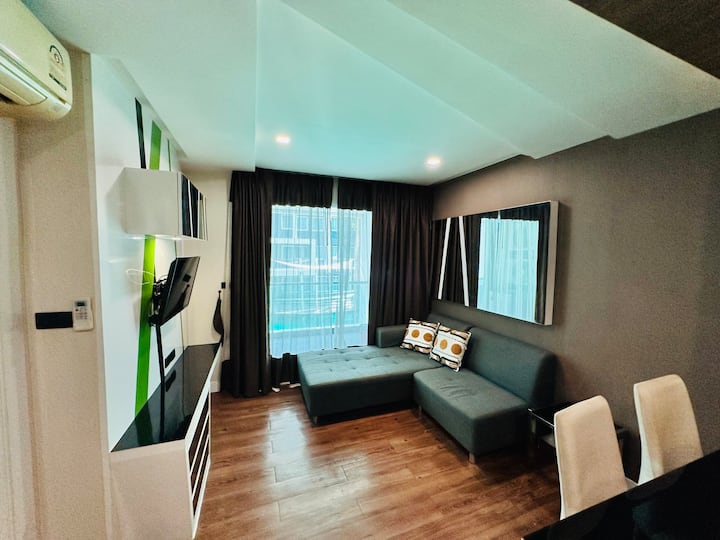 Spacious 49sqm 1br|quiet|pool & Gym|jomtien Area - Thailand