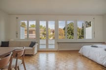 Top floor apartment with two terraces and BaselCard in Basel City, CH