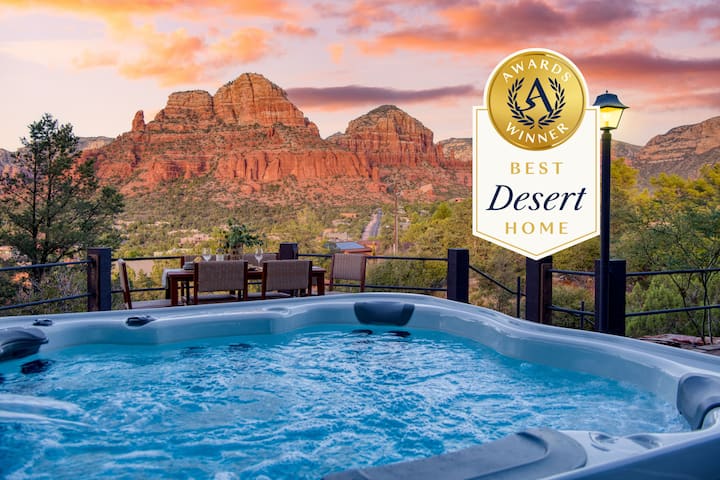 Hot Tub, Views & Sunroom Lounge | Red Rock Haven - Sedona, AZ