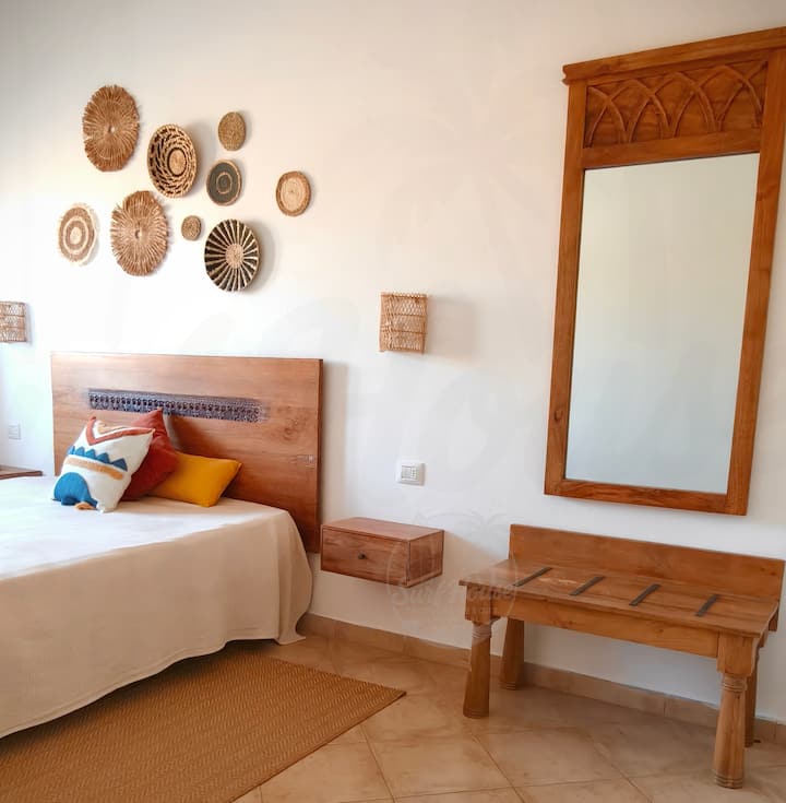 Dormitorio doble con armario 