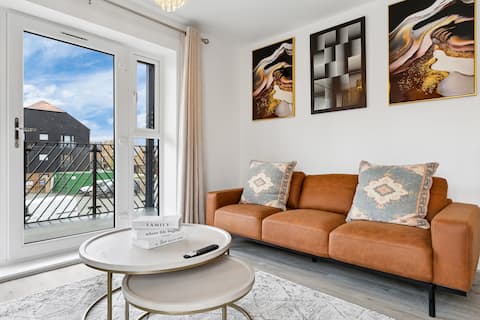 Top Airbnb: Brandnew Luxurious 2bedApartment in Swanscombe And Greenhithe