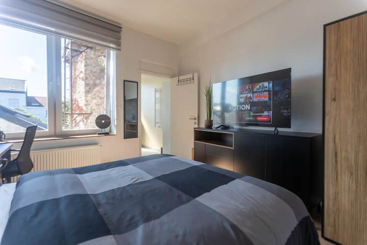Chambre  New-york, Luxe, Wc/sdb Privés Spacieuse - Liège