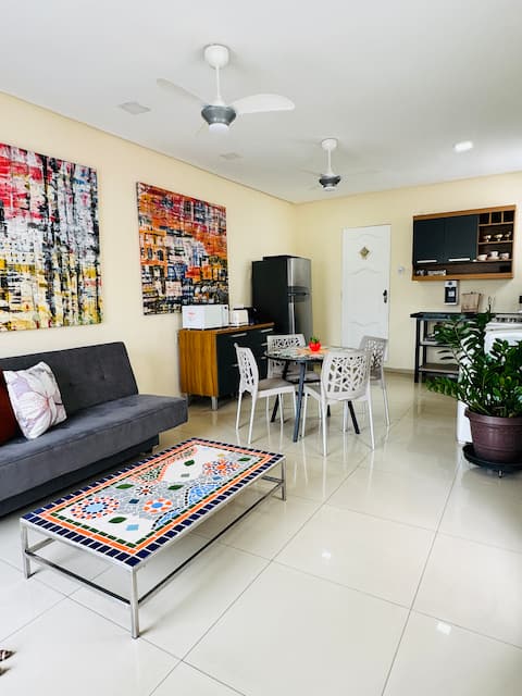 Popular Airbnb listing: Landmark+Comfort+Wifi +3people +central Air+cleaning in Pará