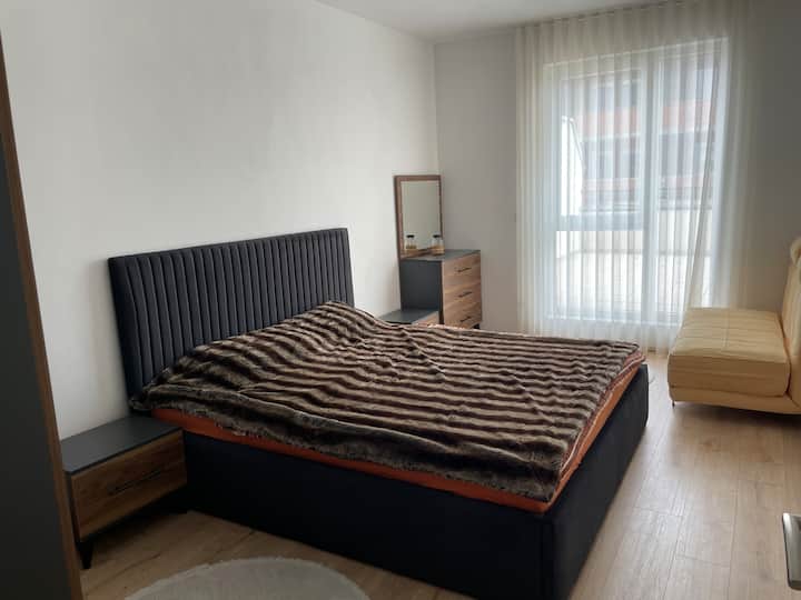 Dhoma kryesore e gjumit (plus divan-krevat i palosshëm)