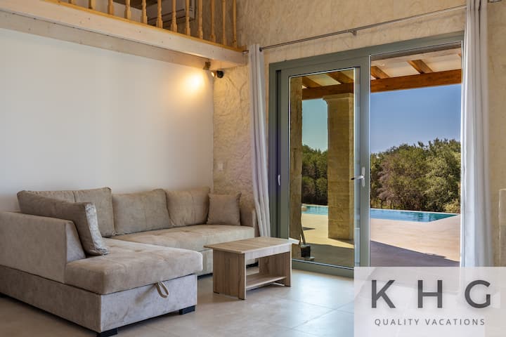Leo's White Stone Villa In Karavados Village! - Kefalonia